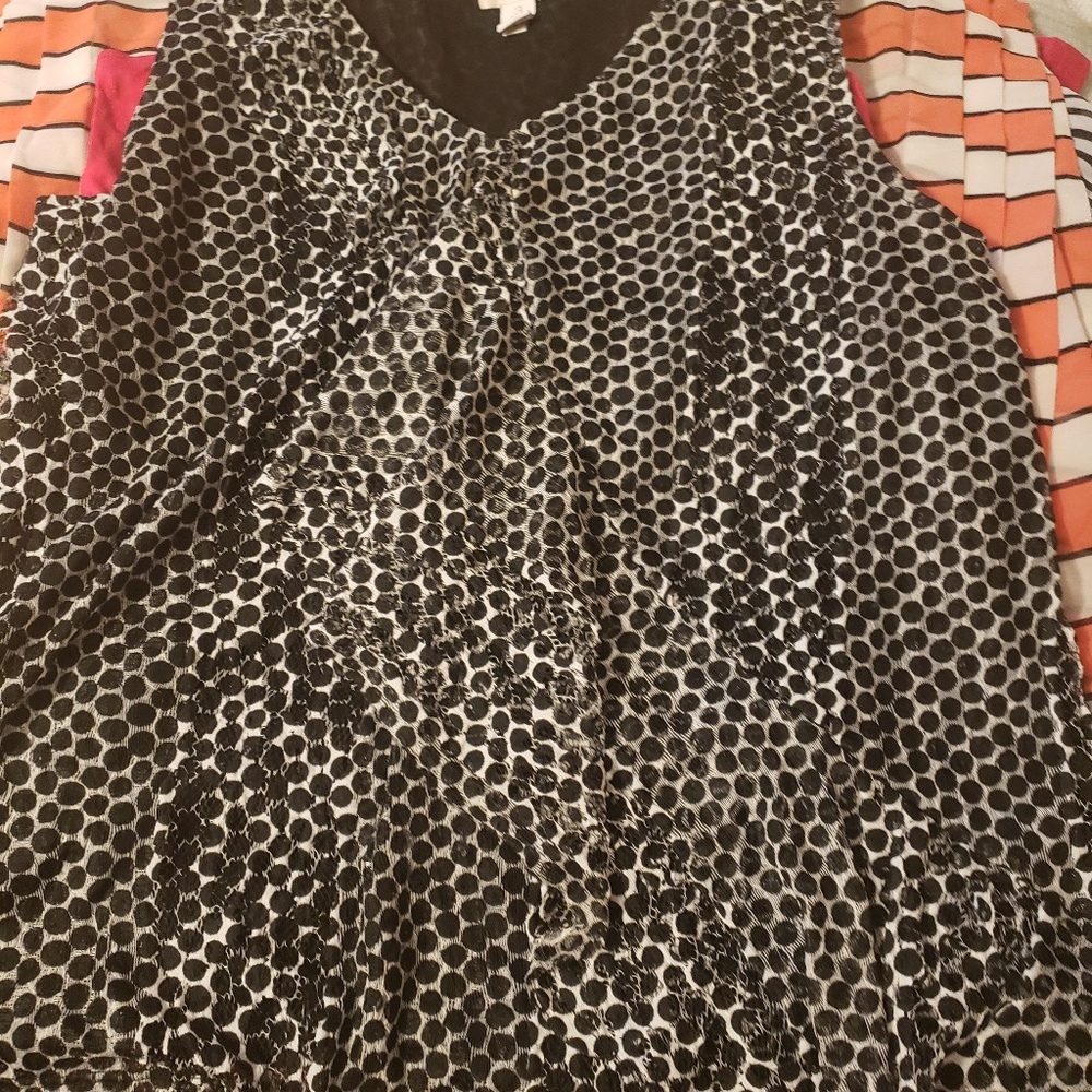 Womens ruffle front tank